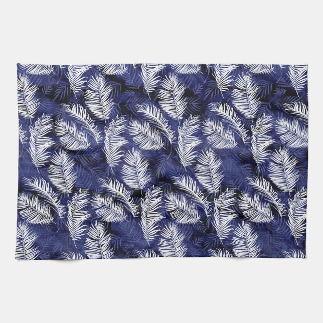 Indigo Palms Towel (Horizontal)