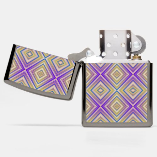 Indigo Purple Alternative Diamond Pattern Zippo Lighter