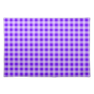 Indigo, Purple Gingham Placemat