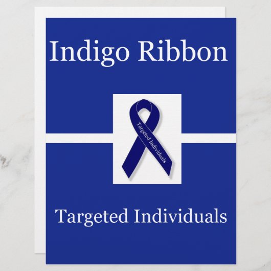 Indigo Ribbon In Celebration (Front/Back)