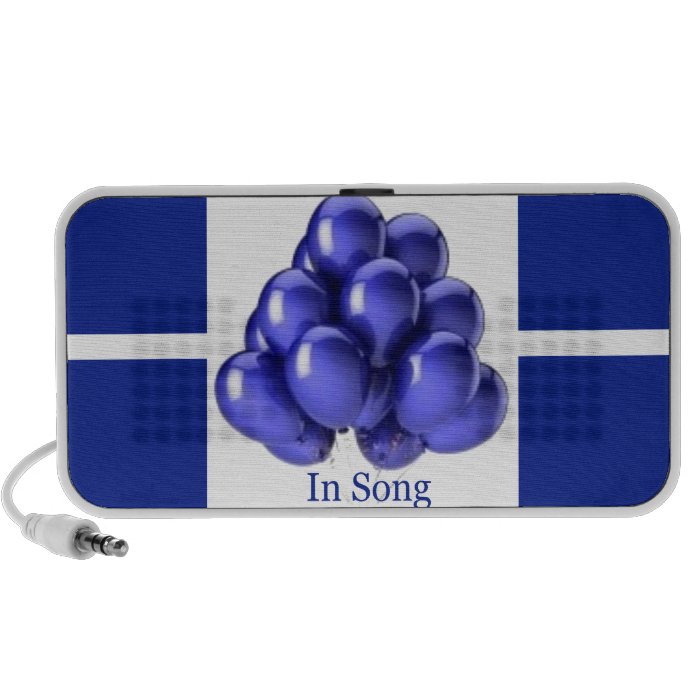 Indigo Ribbon  In Song Mini Speakers