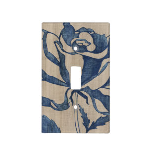 Indigo Rose Light Switch Cover