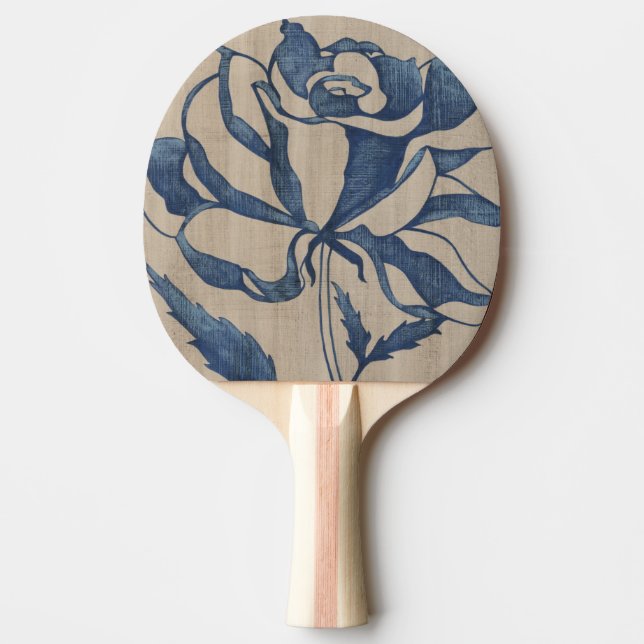 Indigo Rose Ping-Pong Paddle (Front)