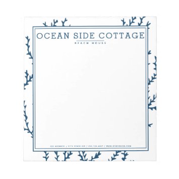 Indigo Seaweed, Elegant Nautical Beach House Style