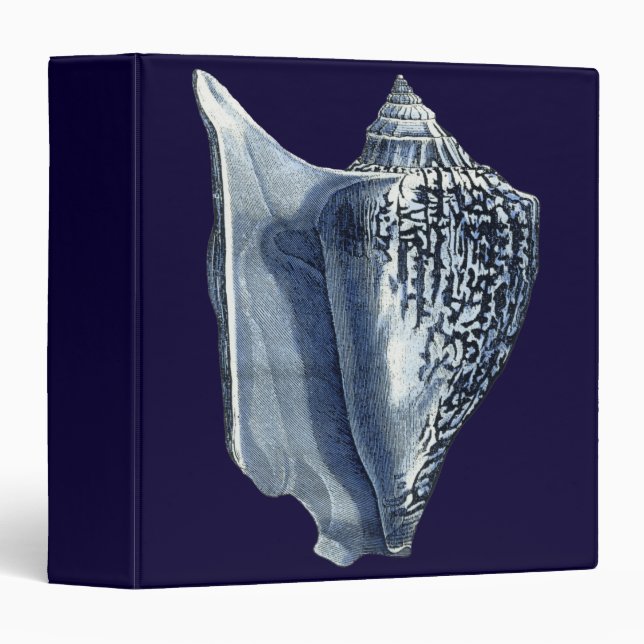 Indigo Shells I Binder (Front/Spine)