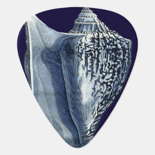 Indigo Shells I Guitar Pick