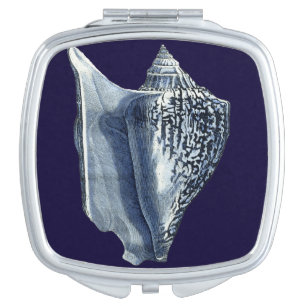 Indigo Shells I Mirror For Makeup