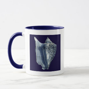 Indigo Shells I Mug