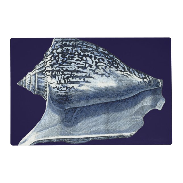 Indigo Shells I Placemat (Front)