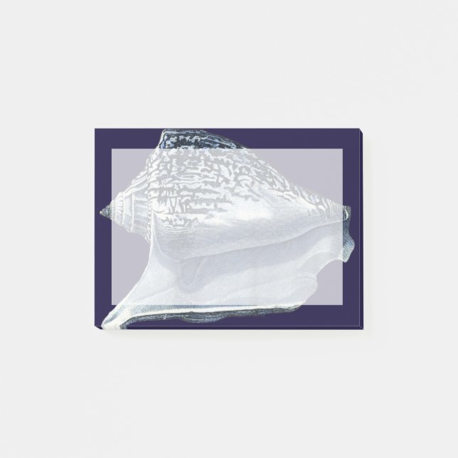 Indigo Shells I Post-it Notes (Front)