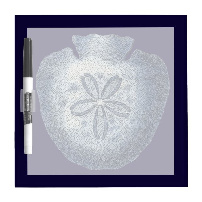 Indigo Shells III Dry-Erase Board (Front)