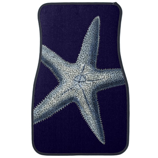 Indigo Shells IV Car Mat (Front)