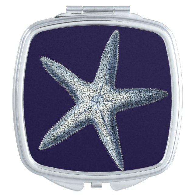 Indigo Shells IV Mirror For Makeup (Front)