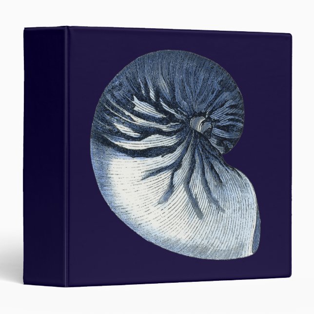 Indigo Shells VII Binder (Front/Spine)
