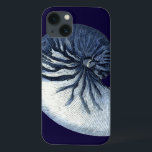 Indigo Shells VII iPhone 13 Case<br><div class="desc">Marine Life</div>