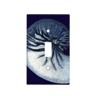 Indigo Shells VII Light Switch Cover