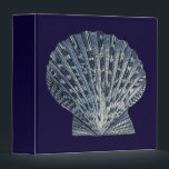 Indigo Shells VIII 3 Ring Binder<br><div class="desc">Marine Life</div>
