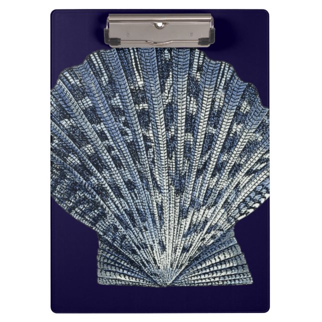 Indigo Shells VIII Clipboard (Front)