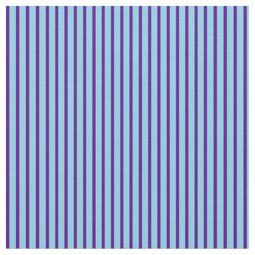 Indigo & Sky Blue Stripes/Lines Pattern Fabric