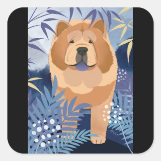 INDIGO smooth chow stickers
