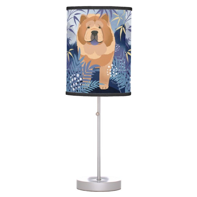 INDIGO smooth chow table lamp (Front)