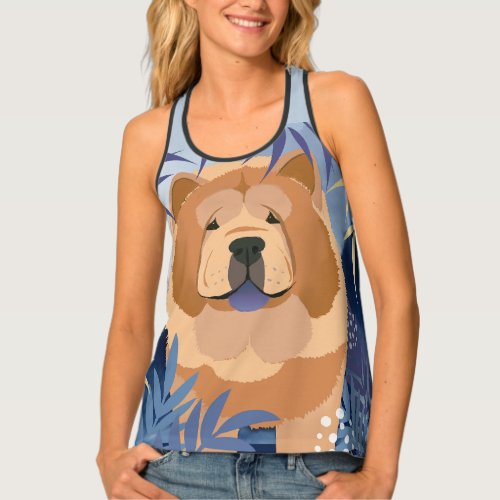 INDIGO smooth chow tank front and back