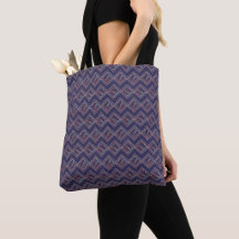 Indigo Stitched Diamonds
