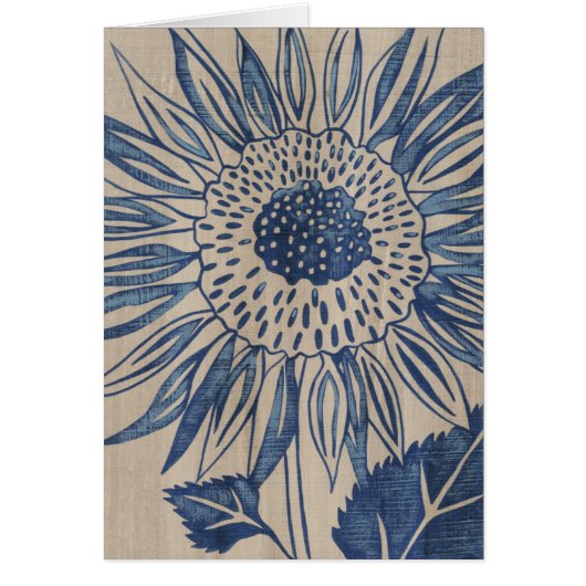 Indigo Sunflower Cards (Front)