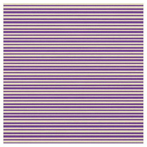 Indigo & Tan Lines/Stripes Pattern Fabric