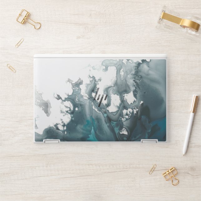 Indigo Tempest HP Laptop Skin (Desk)