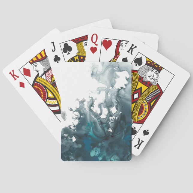 Indigo Tempest Poker Cards (Back)