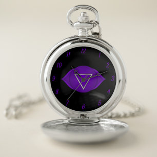 Indigo Third Eye Chakra Chi Zen Yoga Spiritual Pocket Watch