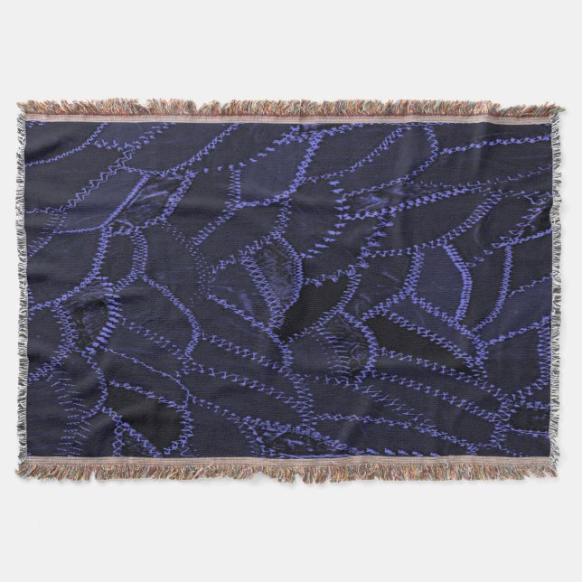 Indigo Throw Blanket (Front)