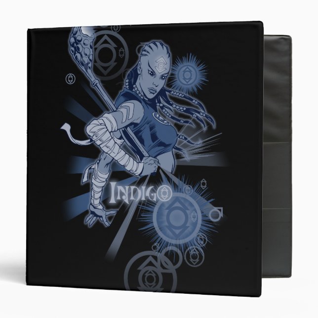 Indigo Tribe 10 3 Ring Binder (Front/Inside)