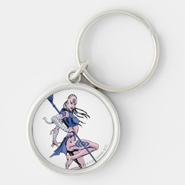 Indigo Tribe 1 Keychain (Front)