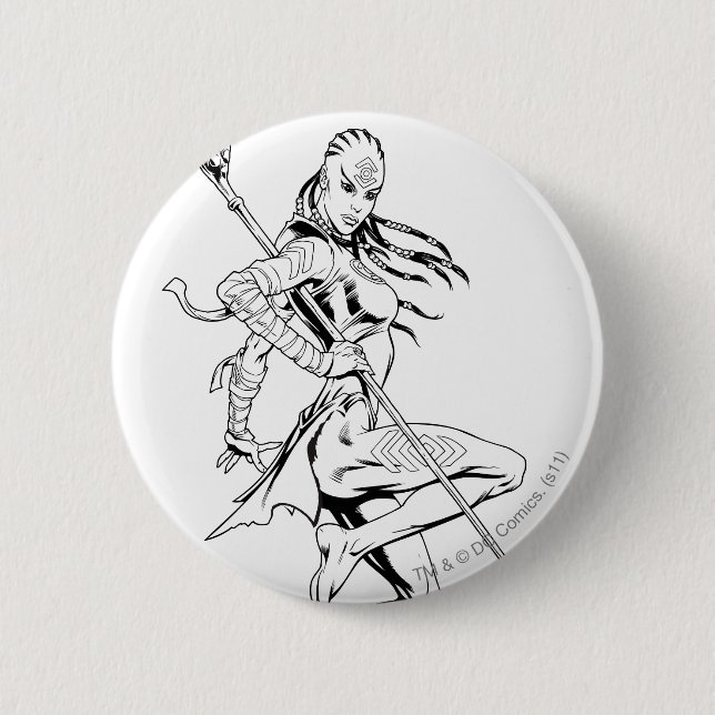 Indigo Tribe 3 Pinback Button (Front)