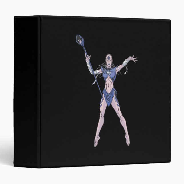 Indigo Tribe 4 3 Ring Binder (Front/Spine)