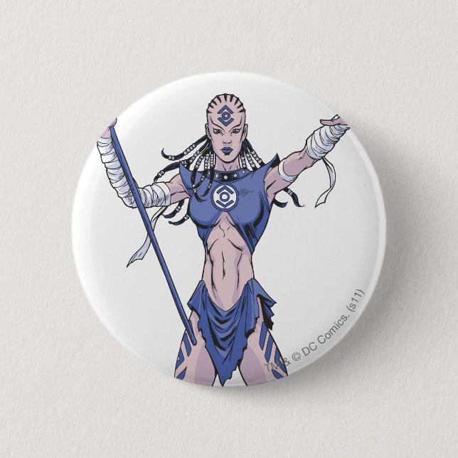 Indigo Tribe 4 Button (Front)