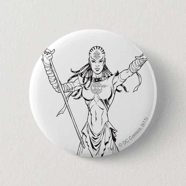 Indigo Tribe 6 Pinback Button (Front)