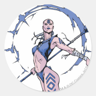 Indigo Tribe 7 Classic Round Sticker