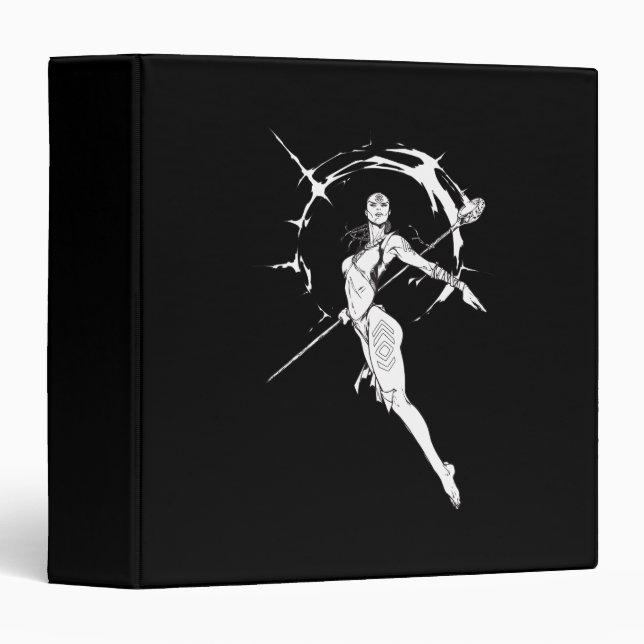 Indigo Tribe 9 3 Ring Binder (Front/Spine)