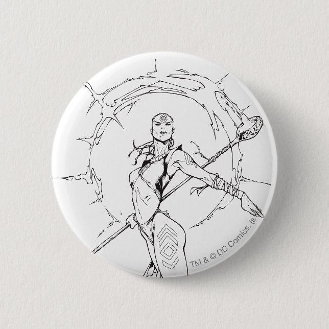 Indigo Tribe 9 Pinback Button (Front)