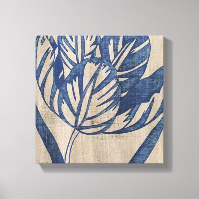 Indigo Tulip Canvas Print (Front)