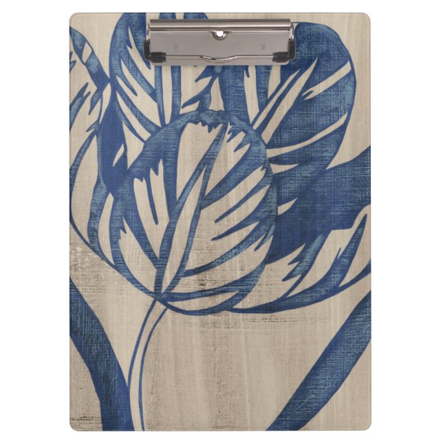 Indigo Tulip Clipboard (Front)