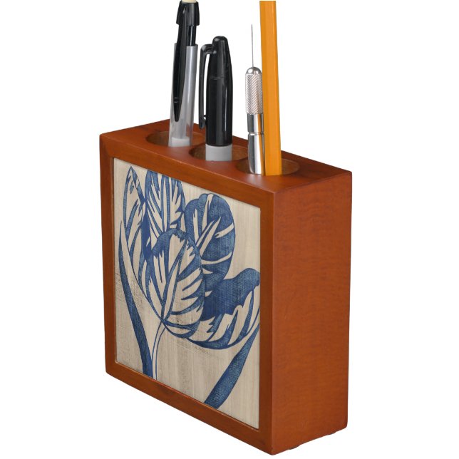 Indigo Tulip Desk Organizer (In Situ)