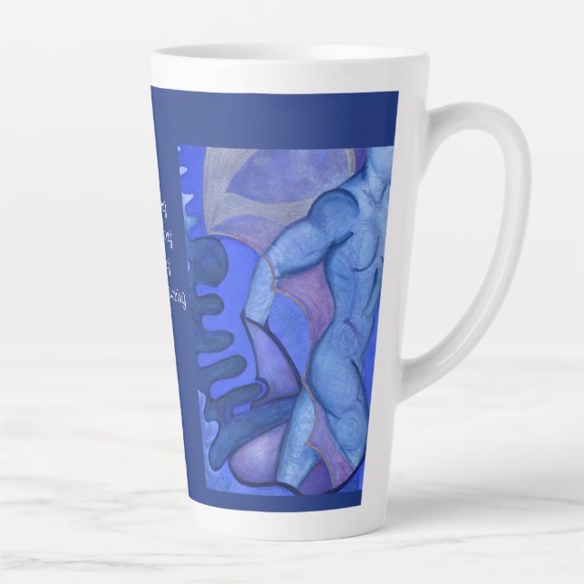Indigo Warrior Latte Mug (Right)