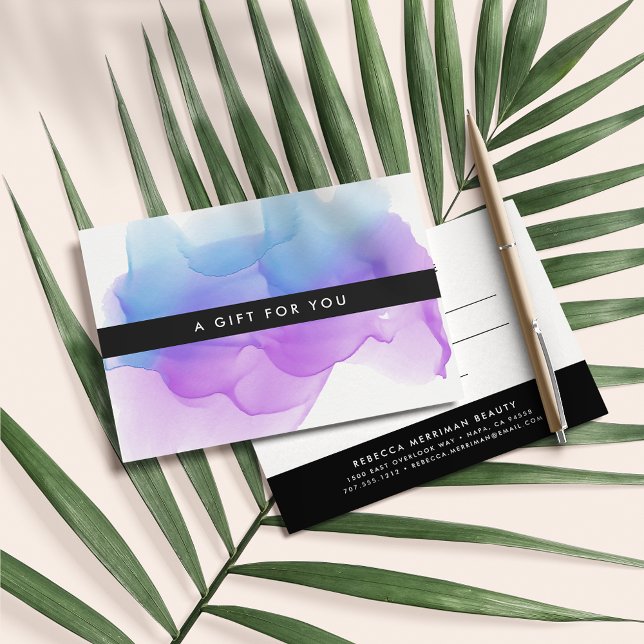 Indigo Watercolor Blot | Gift Certificate (Creator Uploaded)