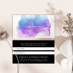 Indigo Watercolor Blot Referral