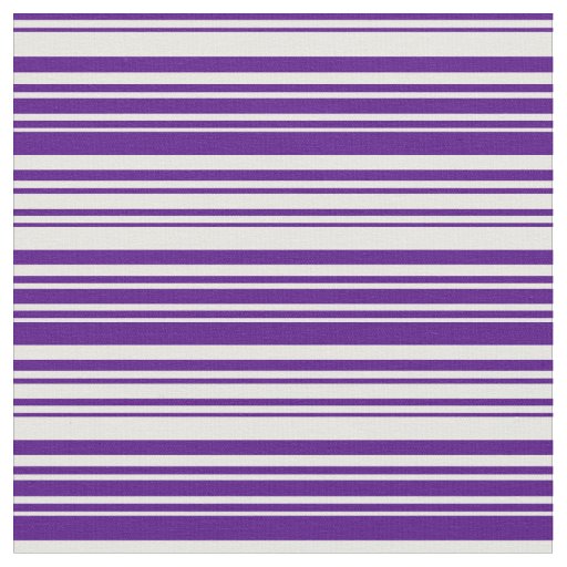 Indigo & White Lines Pattern Fabric