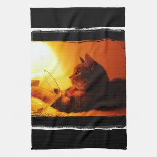 Indigo's Wine Glass Towel